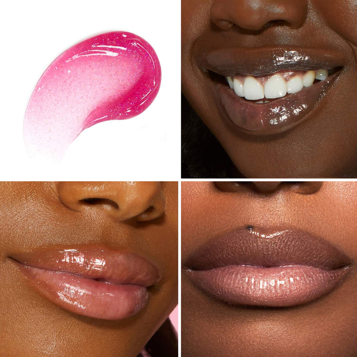 Glossy jelly lip oil