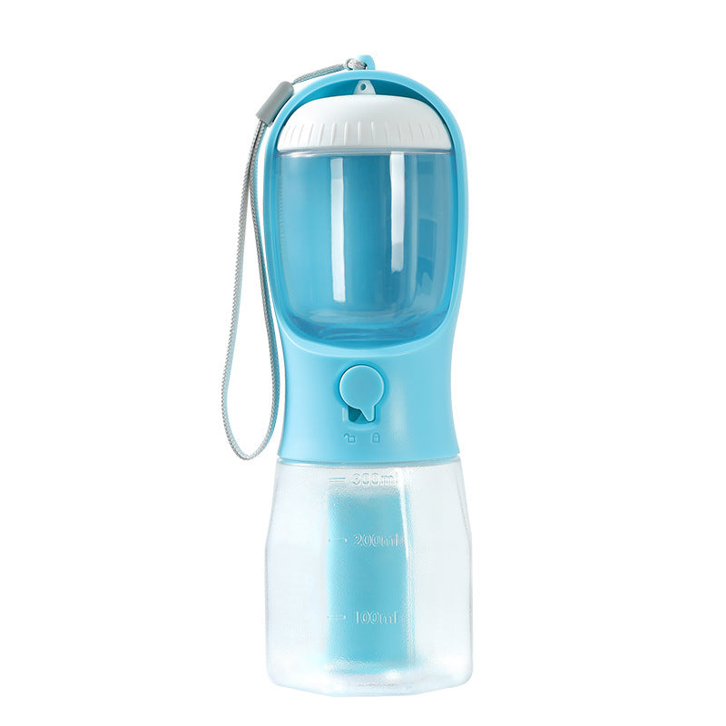 3-in-1 portable pet travel water and food bottle