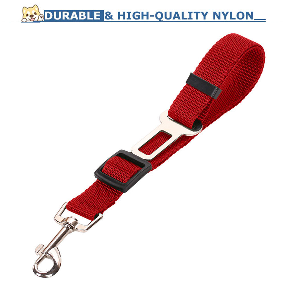 Pet car seatbelt leash