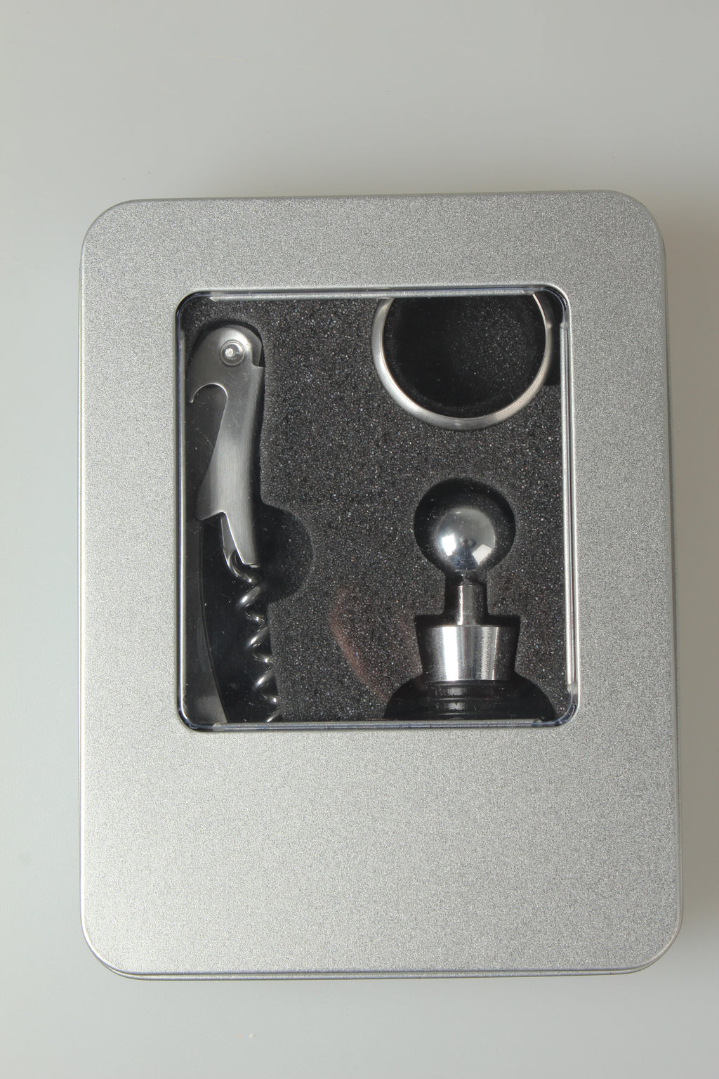 3-in-1 corkscrew wine opener set in gift case