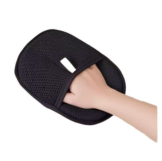 Pet deshedding grooming mitt