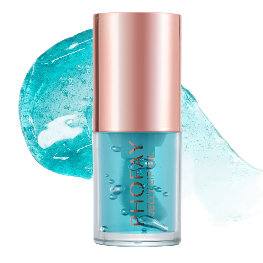 Glossy jelly lip oil
